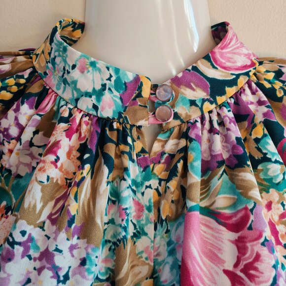 Vintage Floral Blouse - Picture 4 of 11